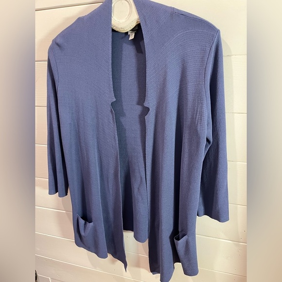 💙TRISTAN – blue -Open Front Cardigan – Size M - Picture 8 of 10